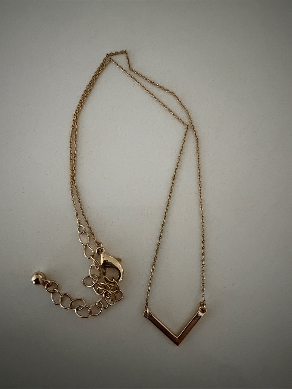 Uncommon James Gold V-Bar Pendant Necklace - Picture 2 of 3